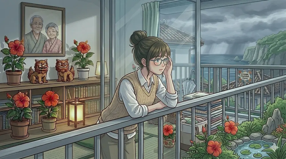 沖縄の朝の風景