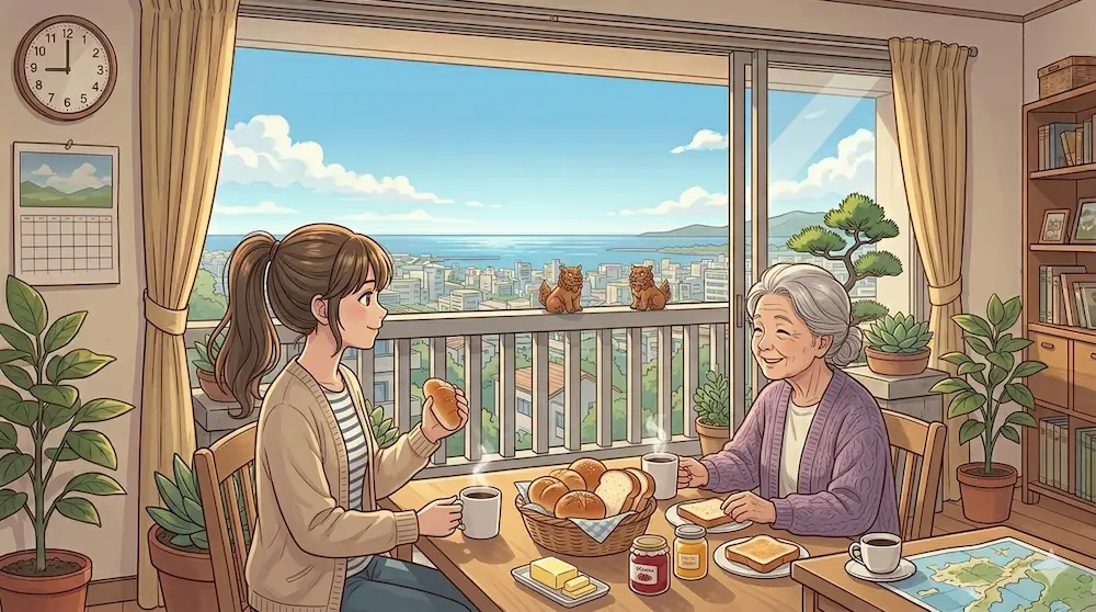 沖縄の朝ごはん