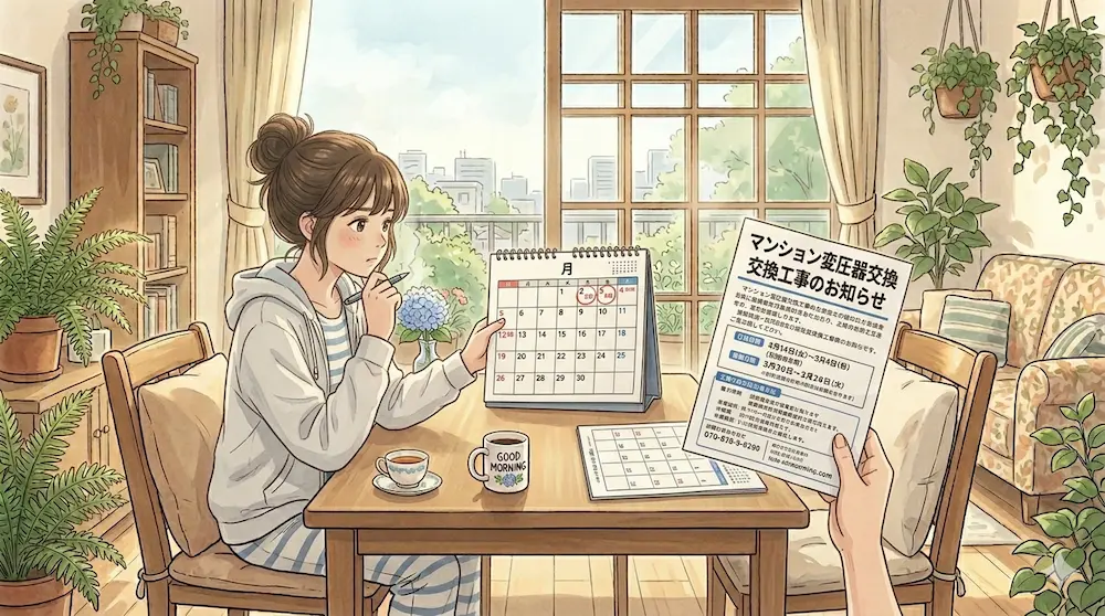 停電のお知らせ