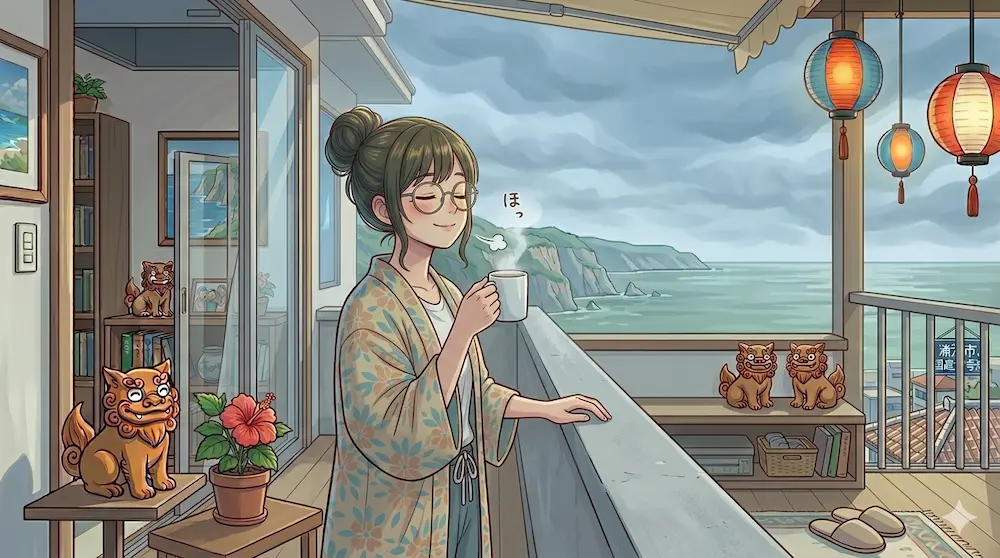 沖縄の朝の感じです