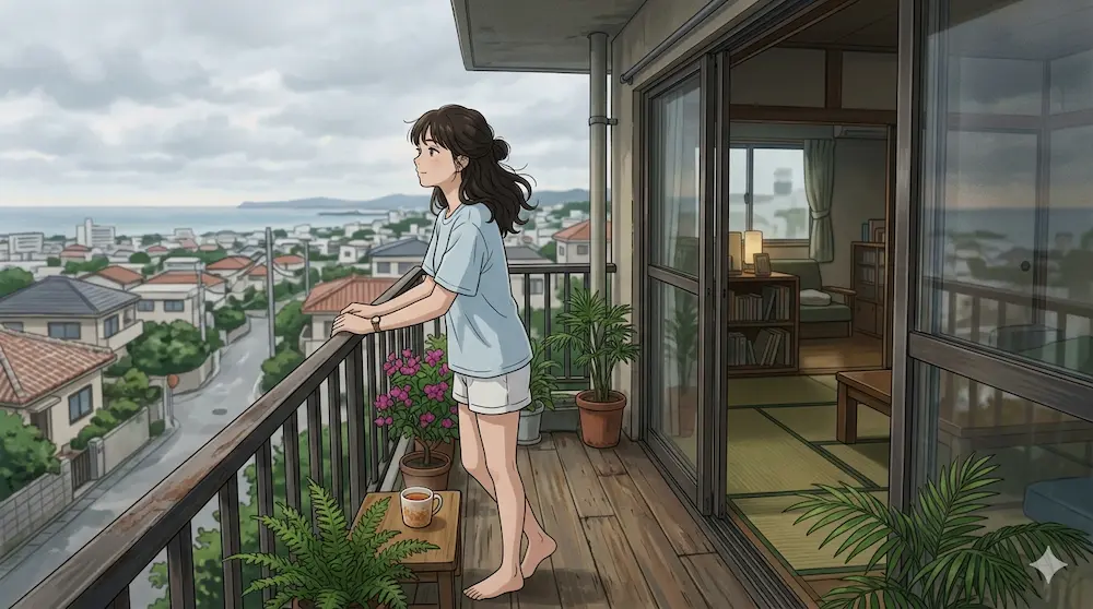 ベランダから見える風景