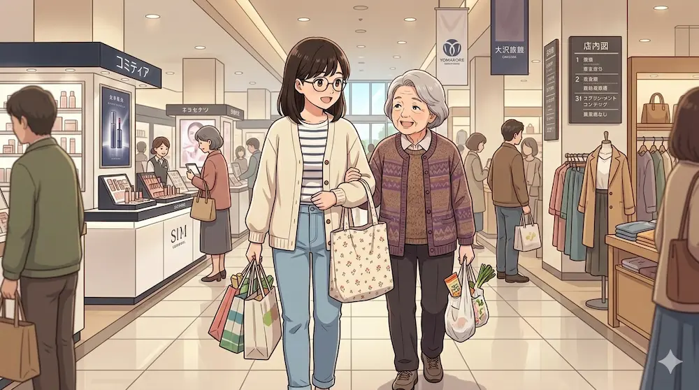 午後から買い物