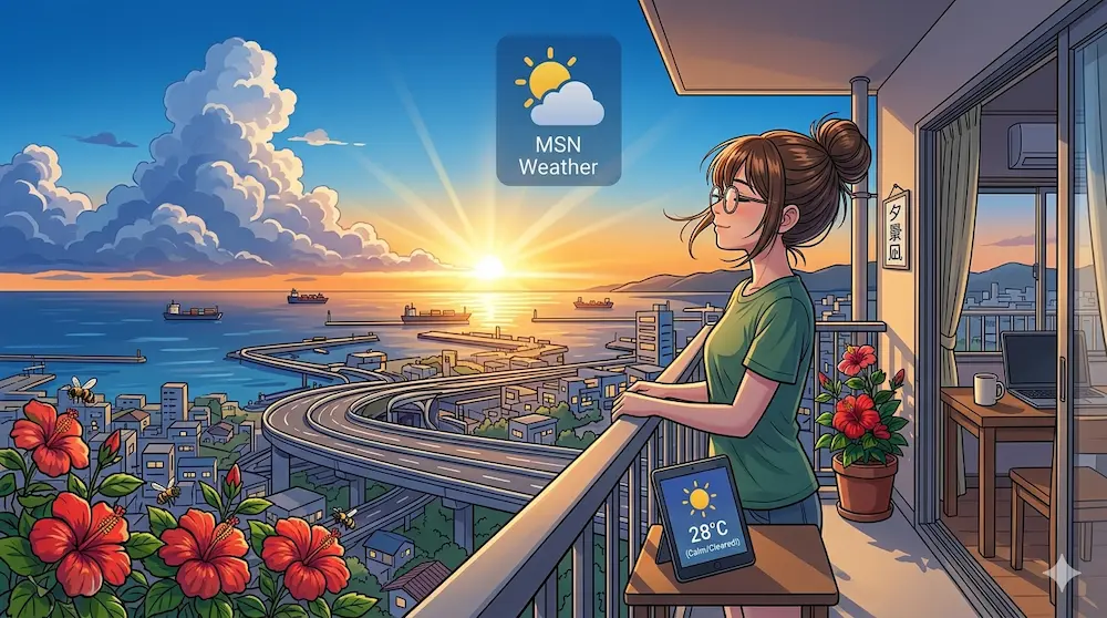早く起きた朝