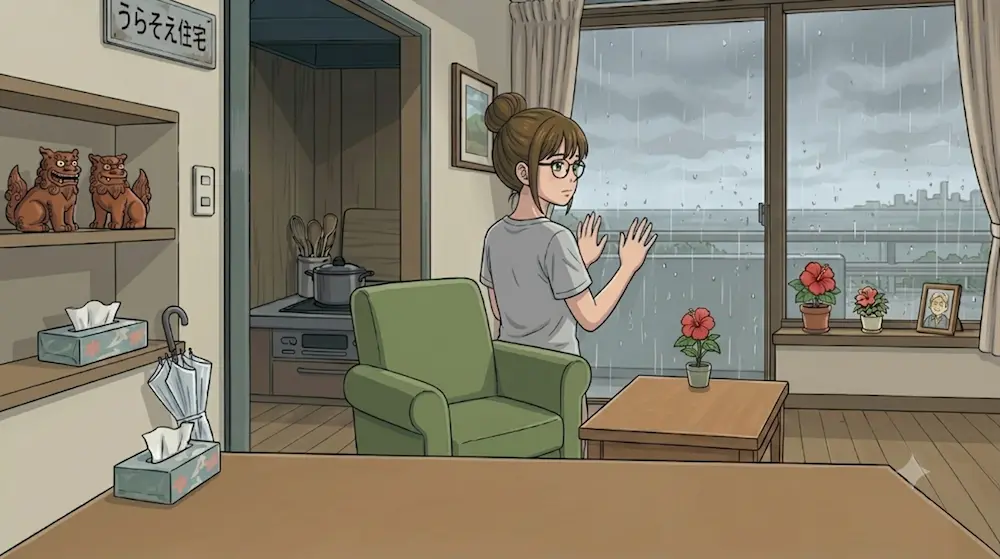 雨の朝