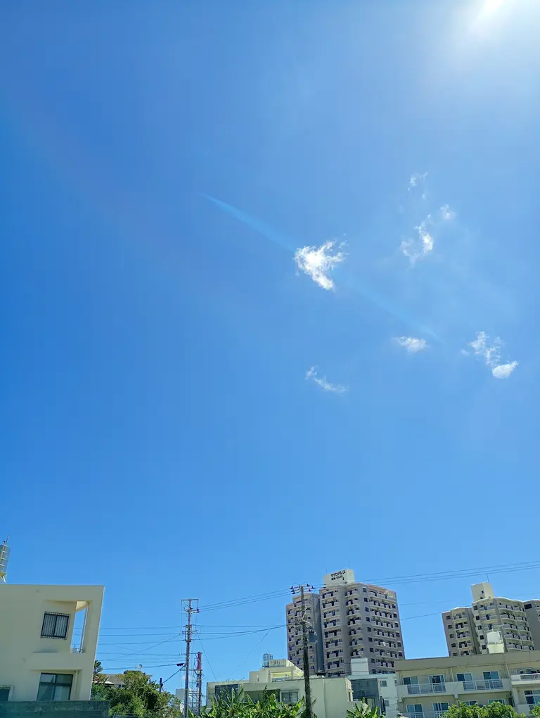 沖縄の朝の風景1