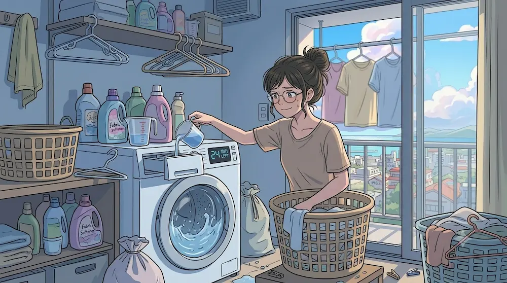 洗濯作業