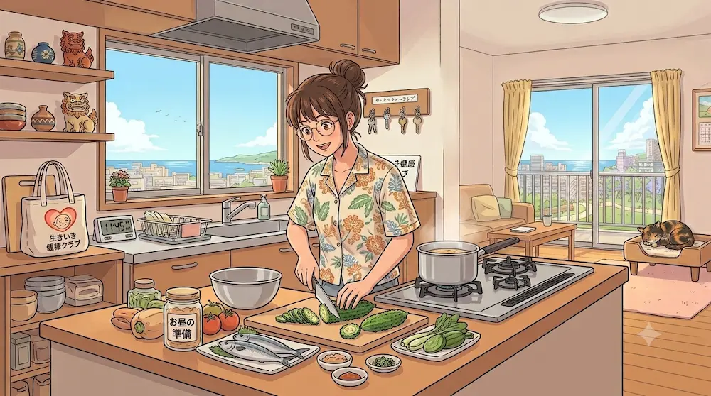 お昼ご飯の準備