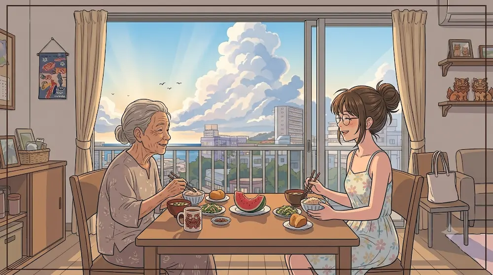 朝ゴハンの風景