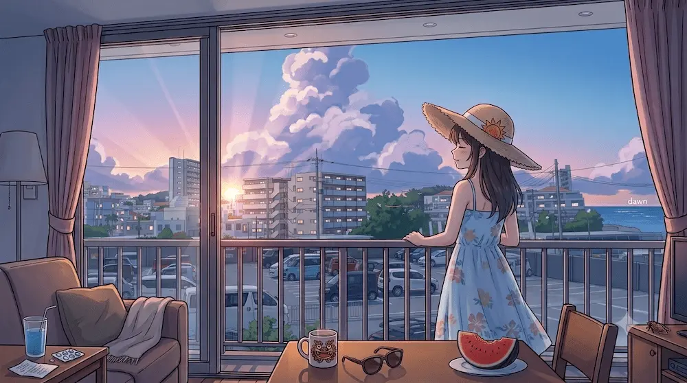 朝の風景
