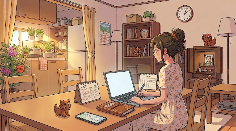 午前中の作業