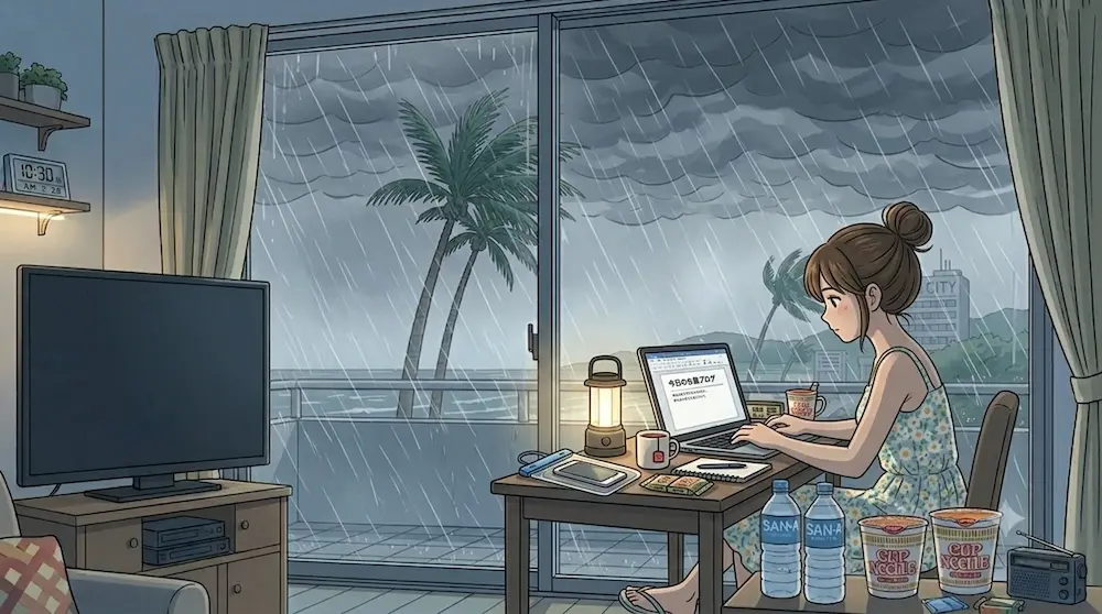 沖縄・浦添の台風のブログ